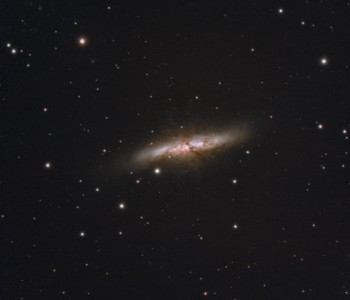 La galaxie du Cigare (M82) La galaxie du Cigare